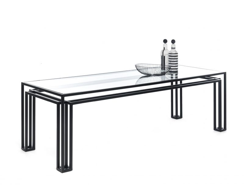 Hotline Table black Length 200cm Mogg